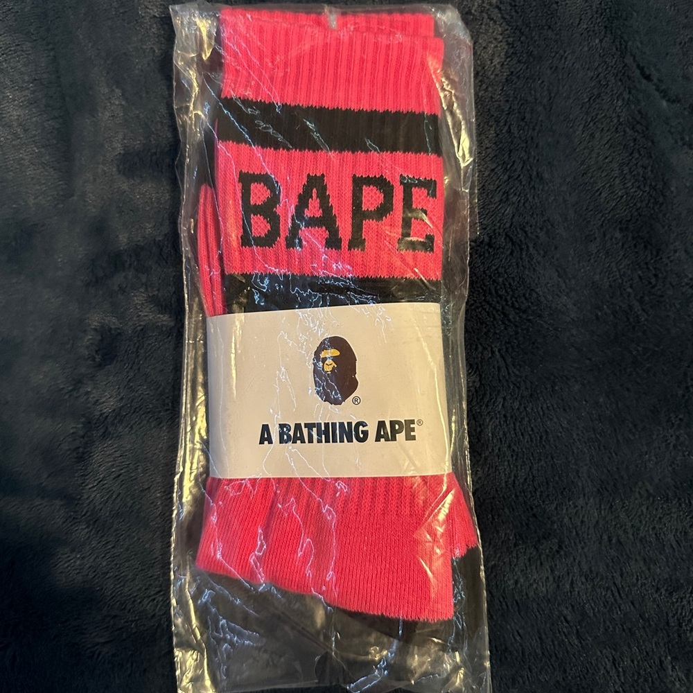 A Bathing Ape (Bape) socks